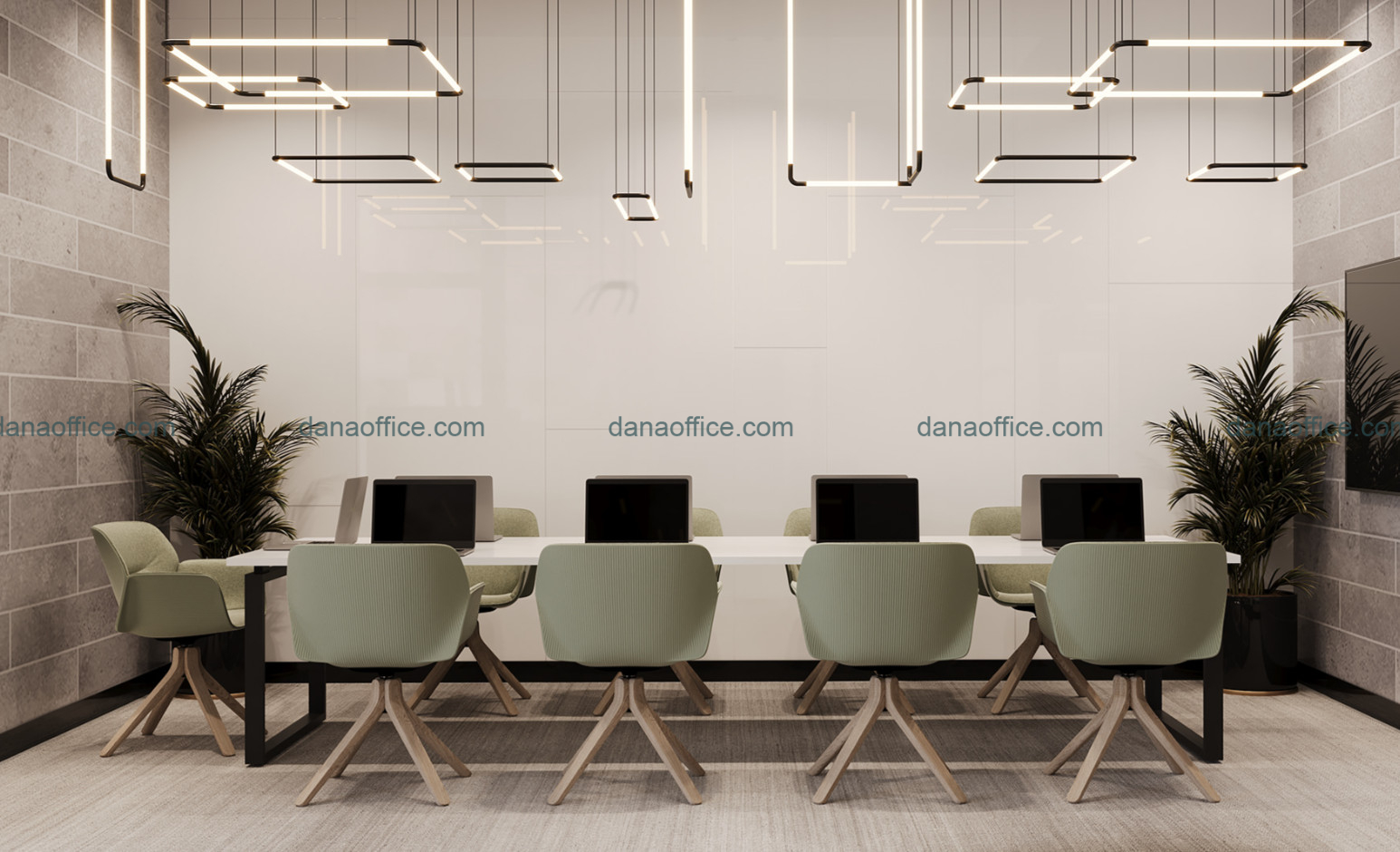 Thiết kế văn phòng IT hiện đại