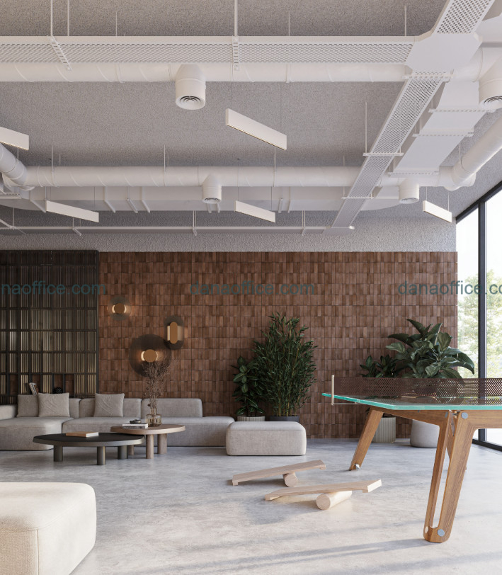 Thiết kế những tông màu nhã nhặn phù hợp với văn phòng chuyên nghiệp