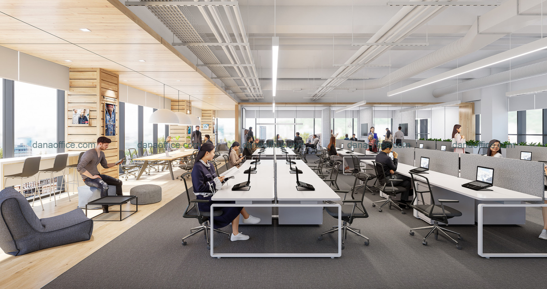 Thiết kế nội thất cho văn phòng hiện đại