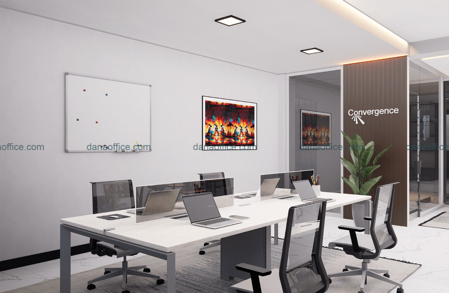 Thiết kế nội thất nhà ở văn phòng