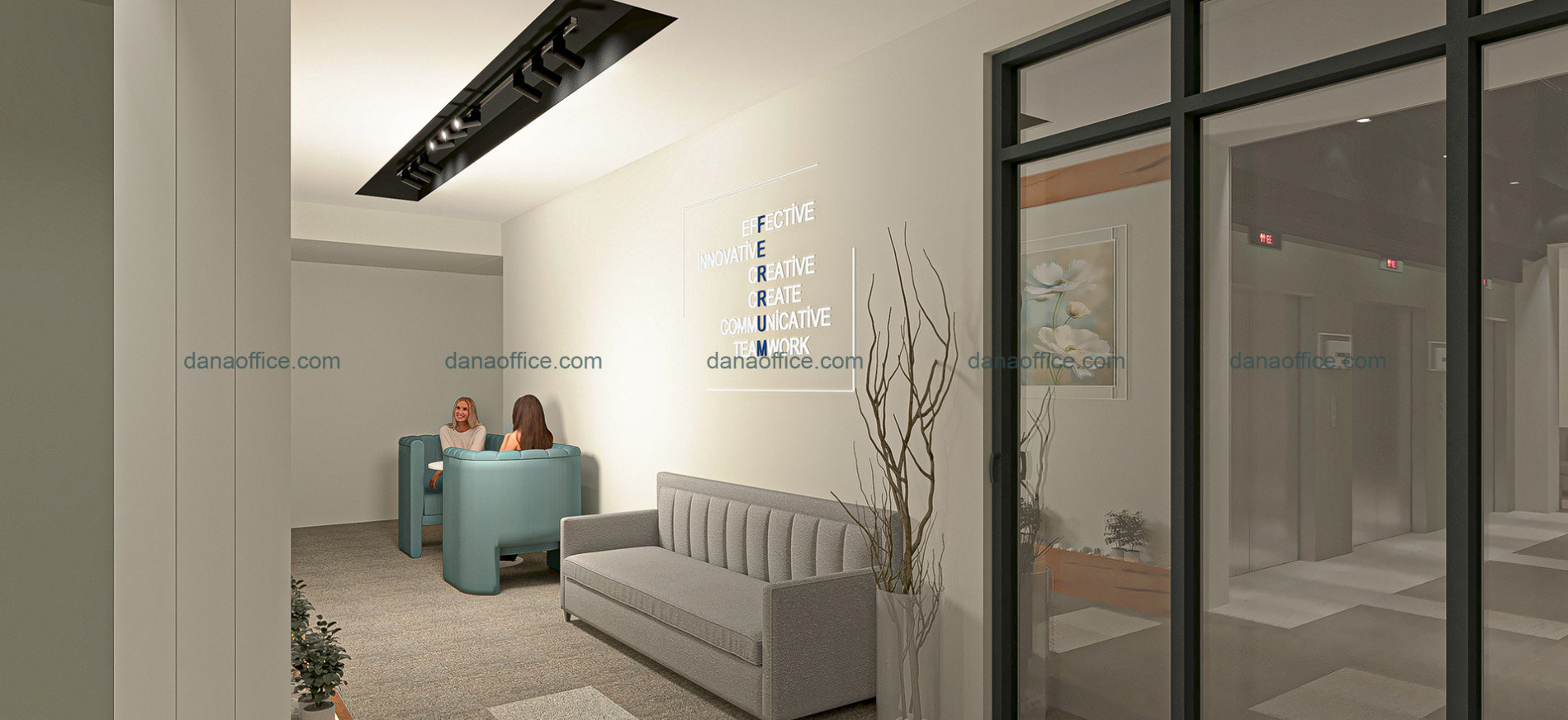 Trang trí văn phòng tinh tế