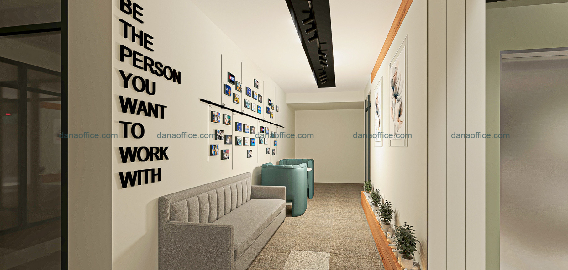 Thiết kế góc sáng tạo cho văn phòng