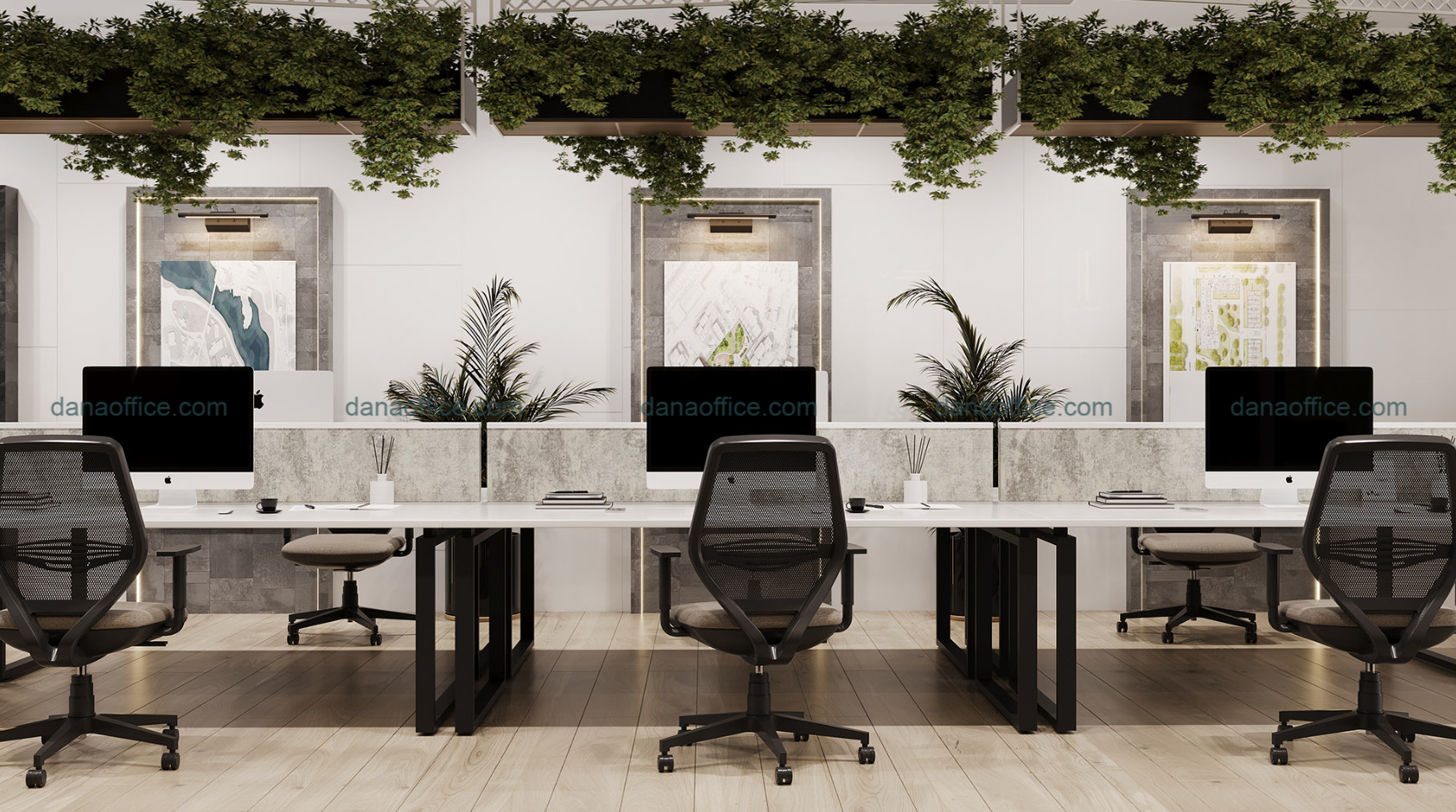 Thiết kế nội thất văn phòng IT