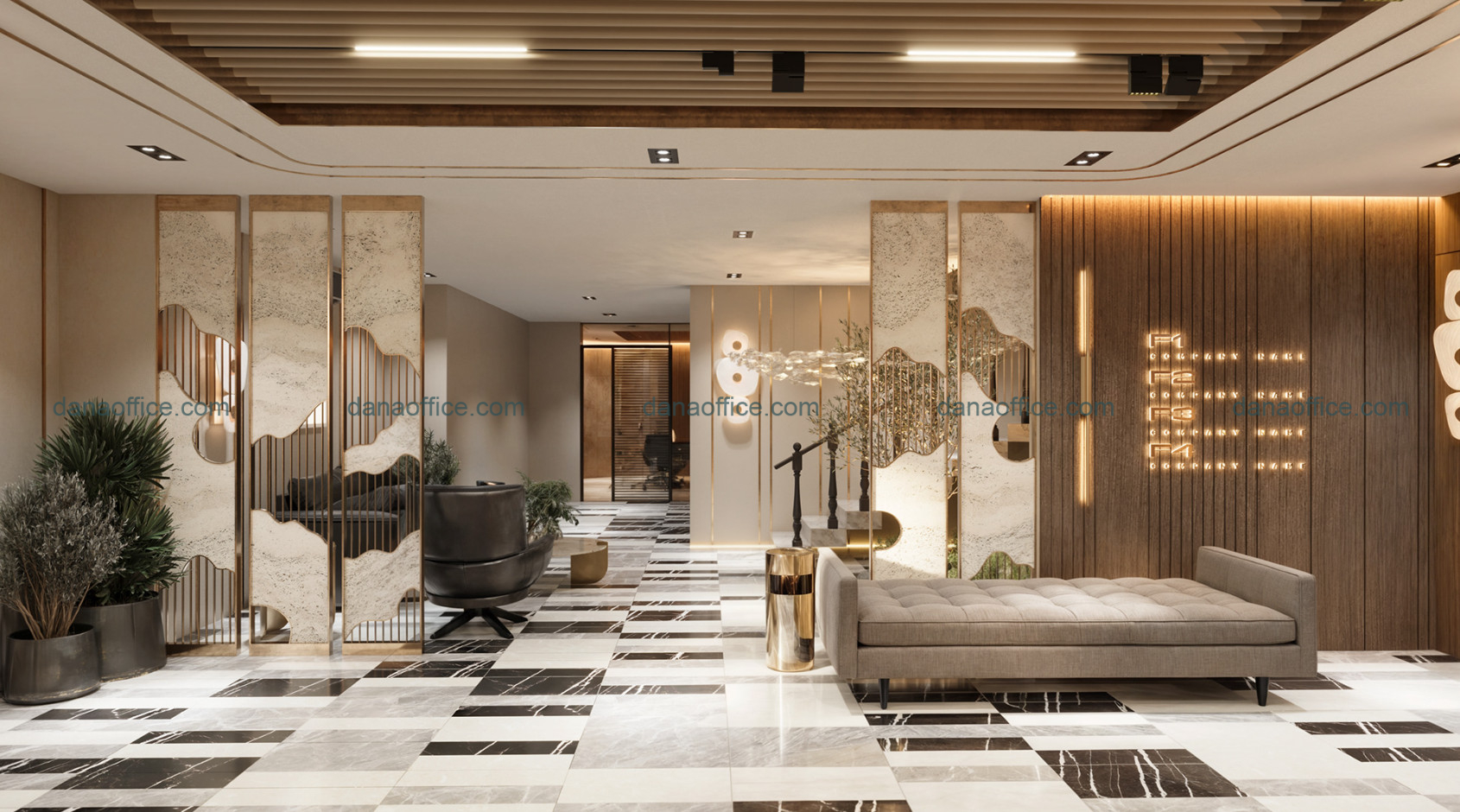 Thiết kế văn phòng làm việc cao cấp tại Đà Nẵng