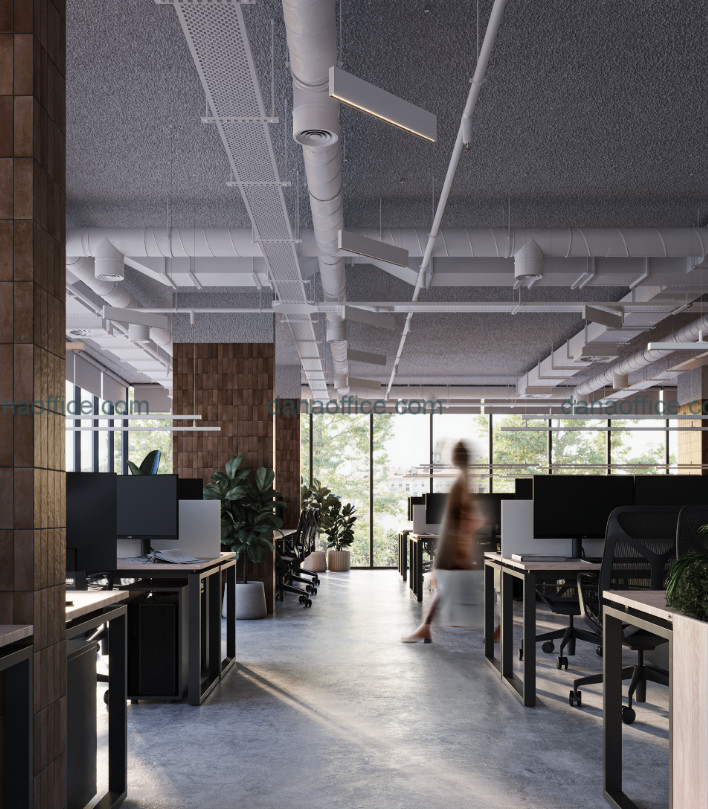 Không gian văn phòng được bố trí khoa học