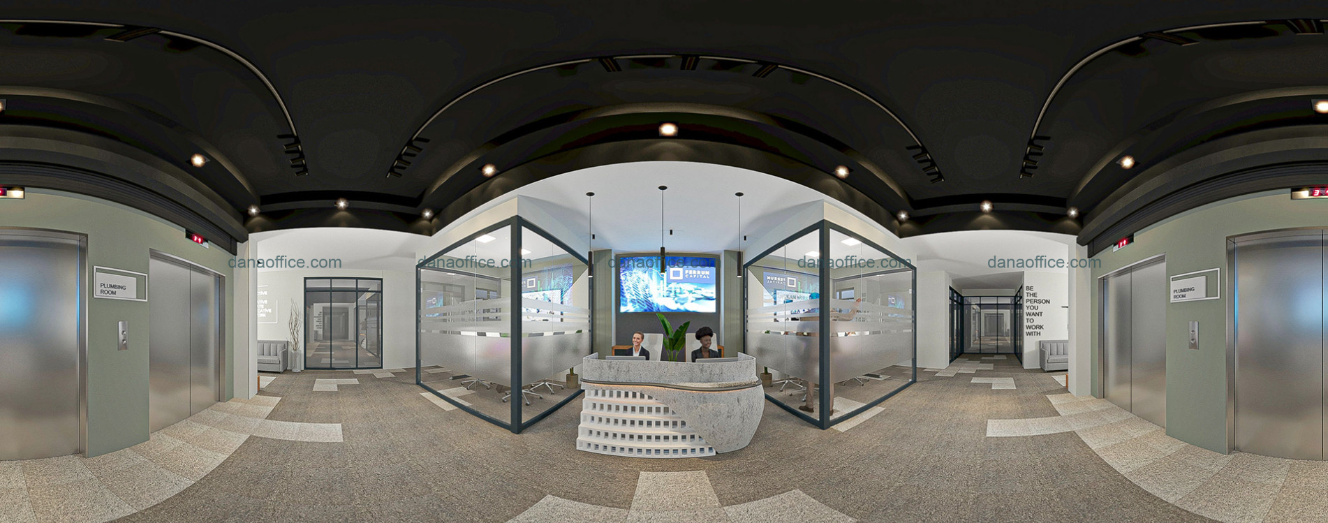 Thiết kế sảnh lễ tân ấn tượng