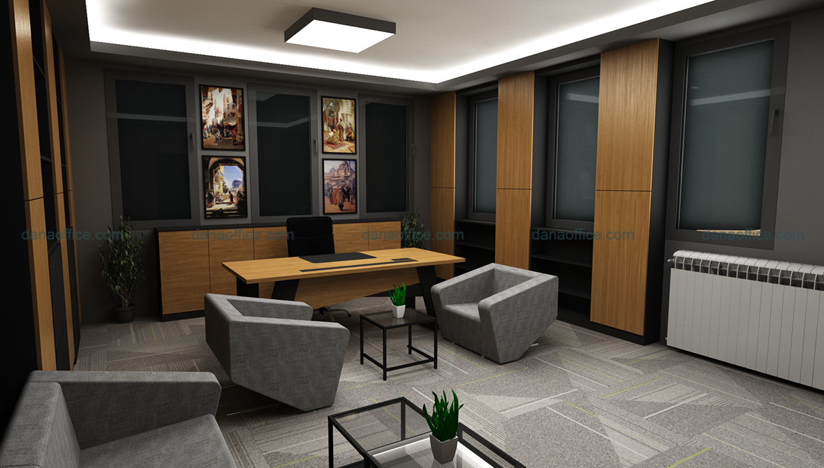 Thiết kế nội thất phù hợp cho văn phòng giám đốc