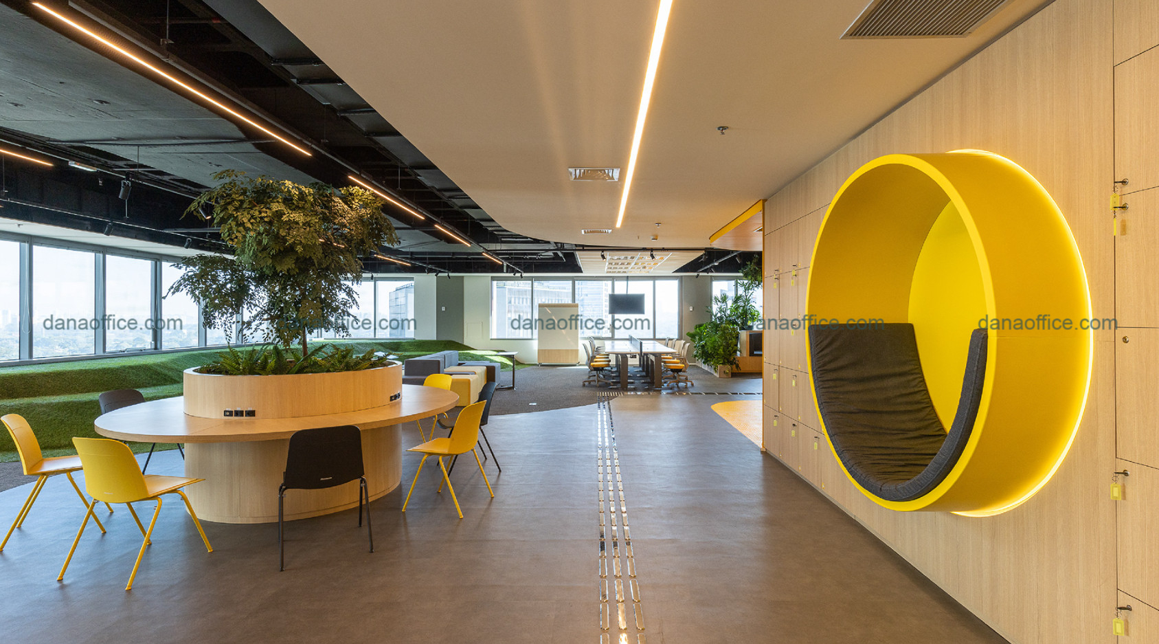 Linh hoạt trong cách bố trí không gian văn phòng