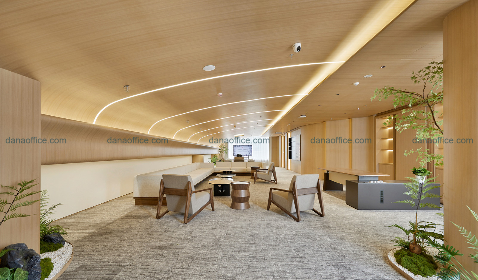 Thiết kế văn phòng du học tại Đà Nẵng sang trọng