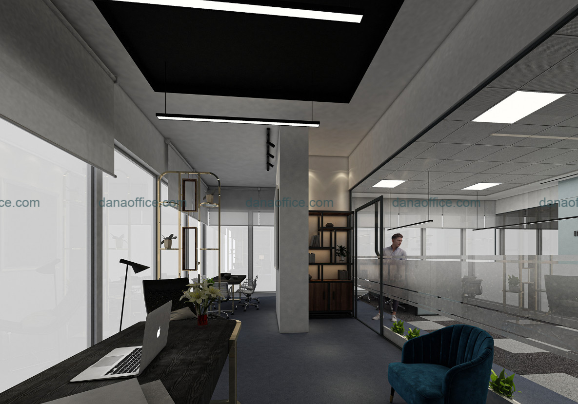 Bố trí không gian văn phòng thông thoáng