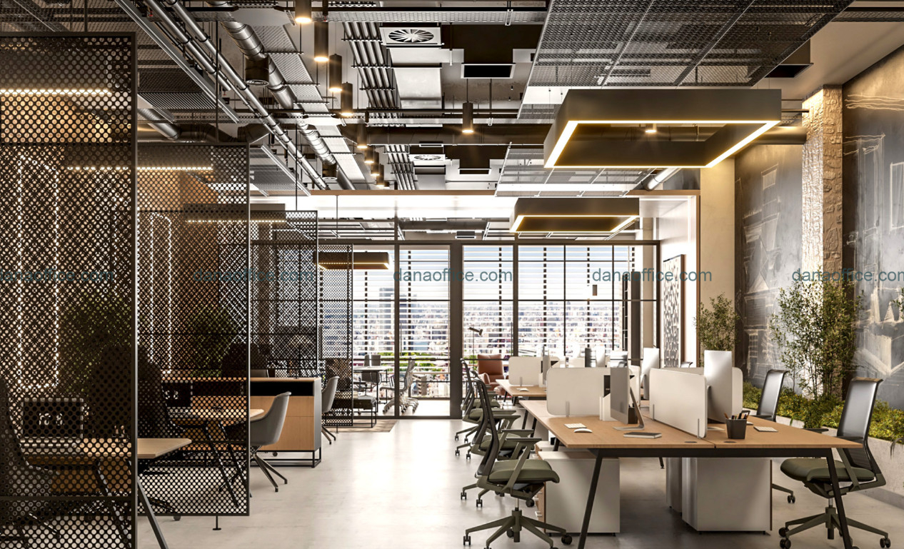Không gian văn phòng công ty được thiết kế khoa học