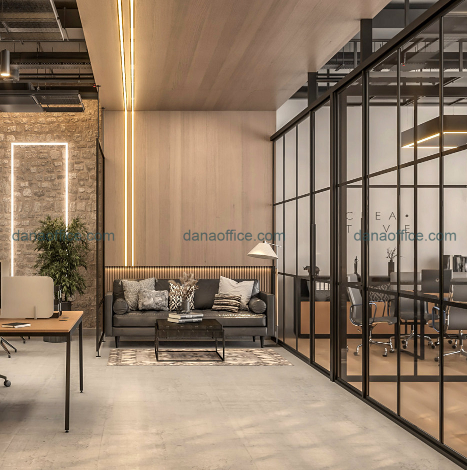 Cửa kính giúp văn phòng rộng rãi hơn