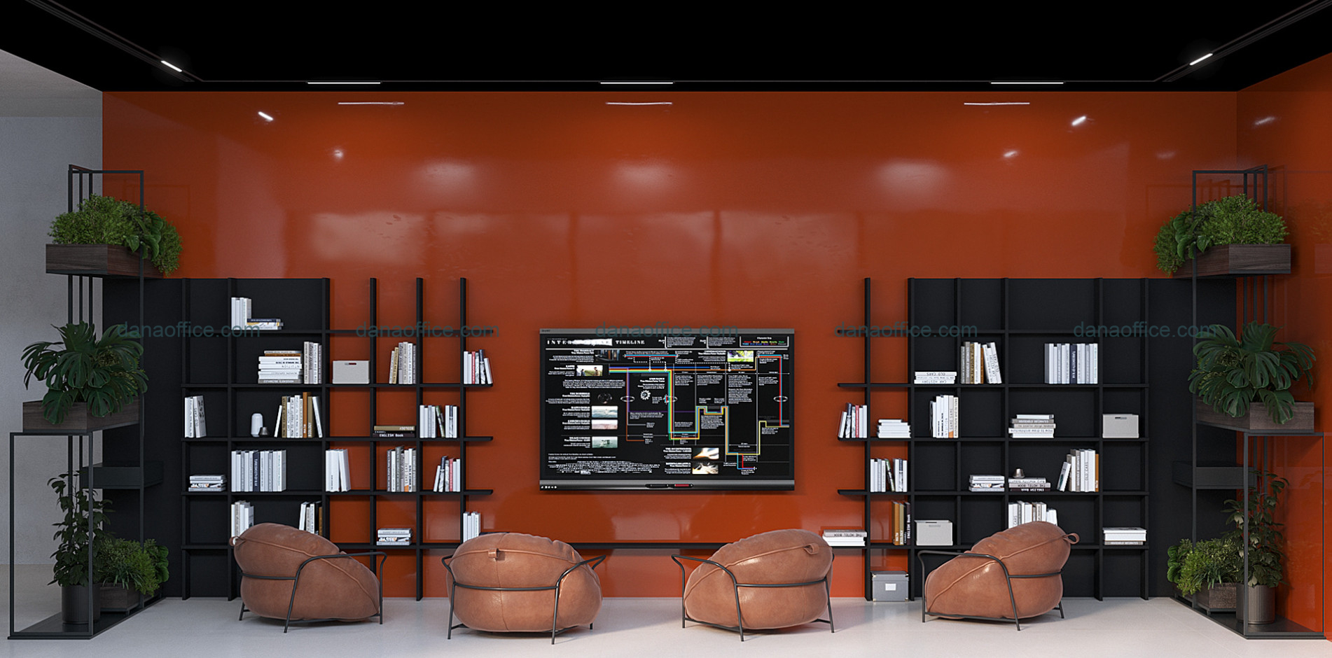 Tạo điểm nhấn cho văn phòng không gian hẹp