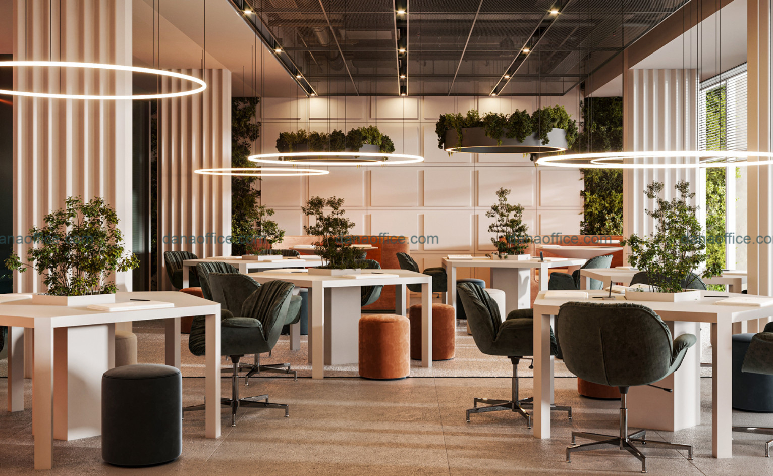 Xu hướng thiết kế văn phòng xanh hiện đại