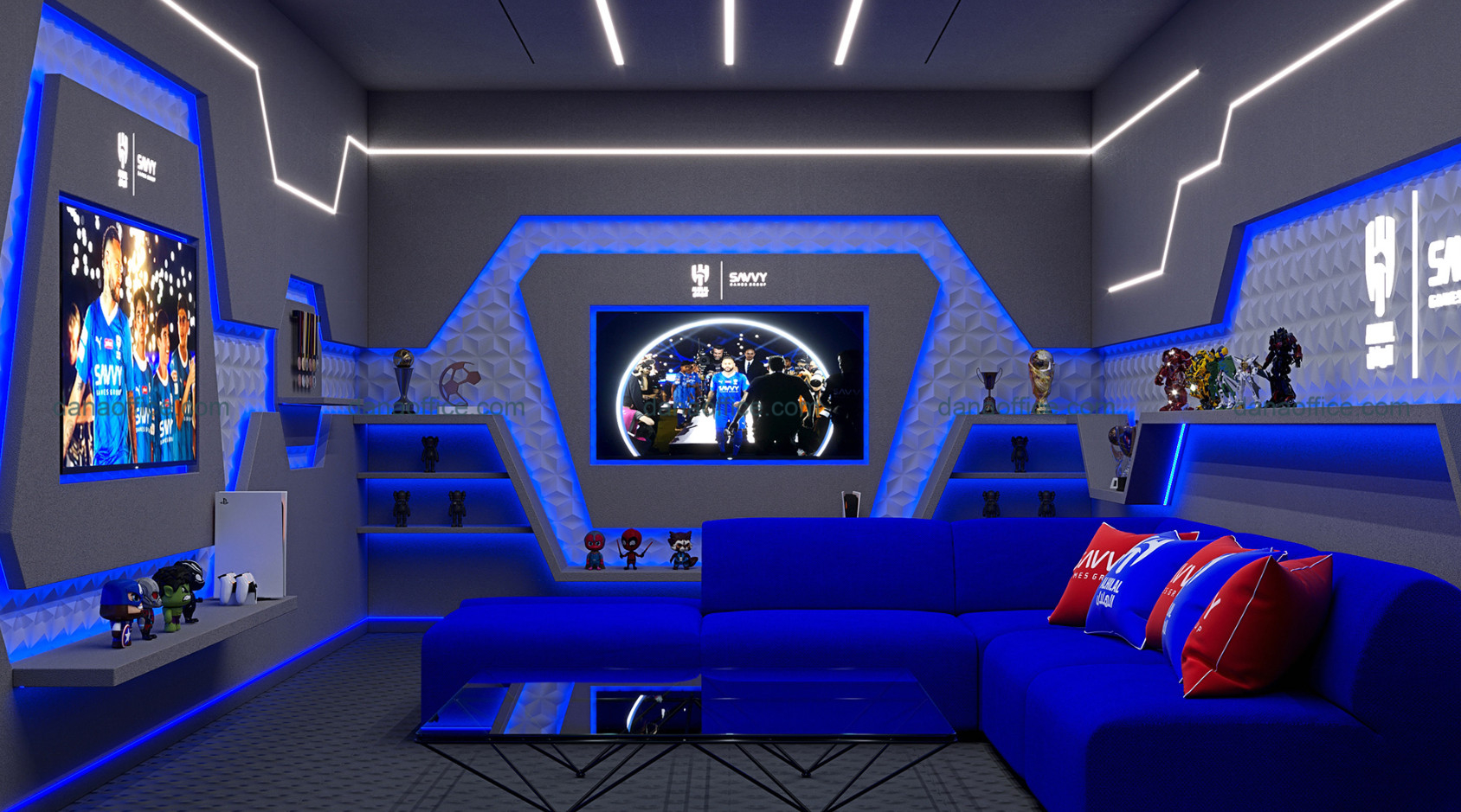 Phong cách thiết kế văn phòng game nổi bật