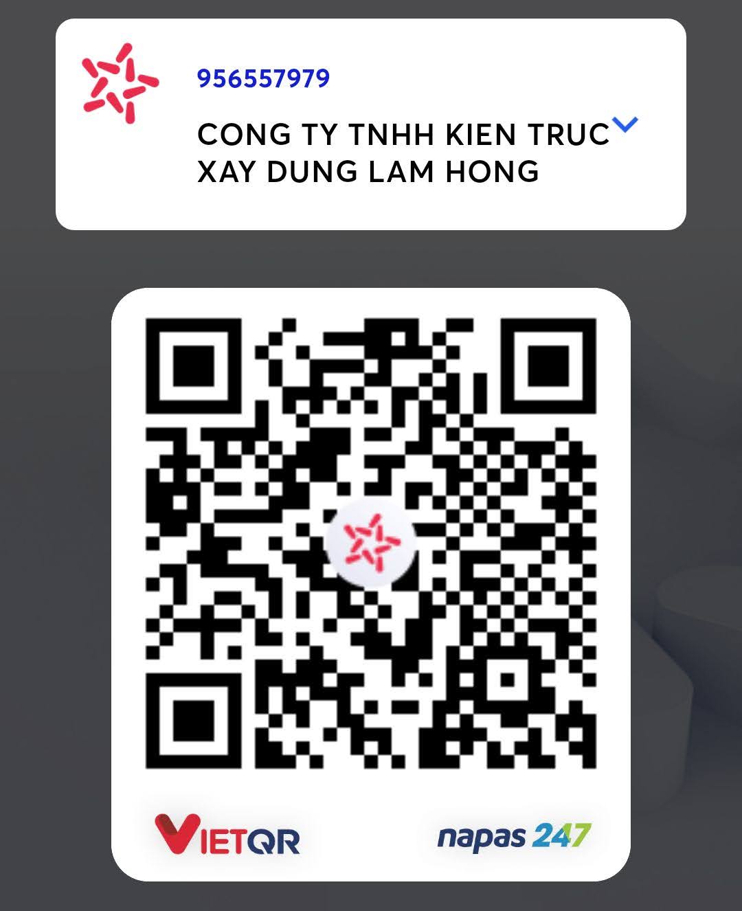 QR Thanh Toán Công Ty Kiến Trúc Xây Dựng Lam Hồng